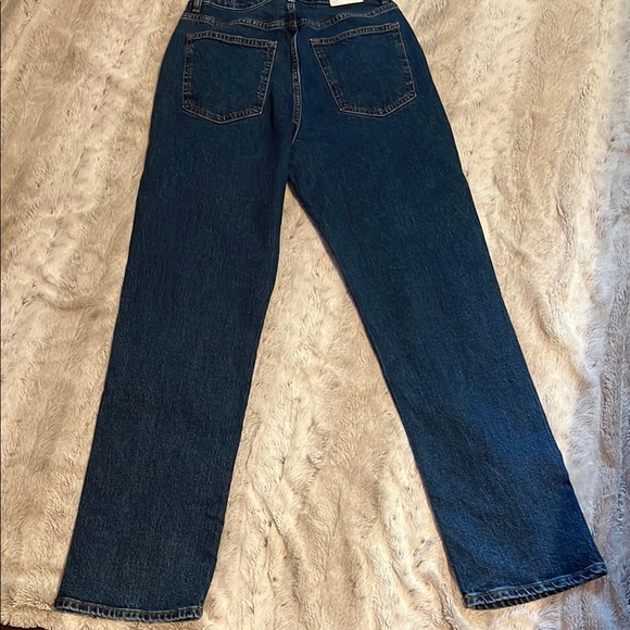 Forever 21 Blue Straight Leg Denim Jeans - Picture 4 of 9
